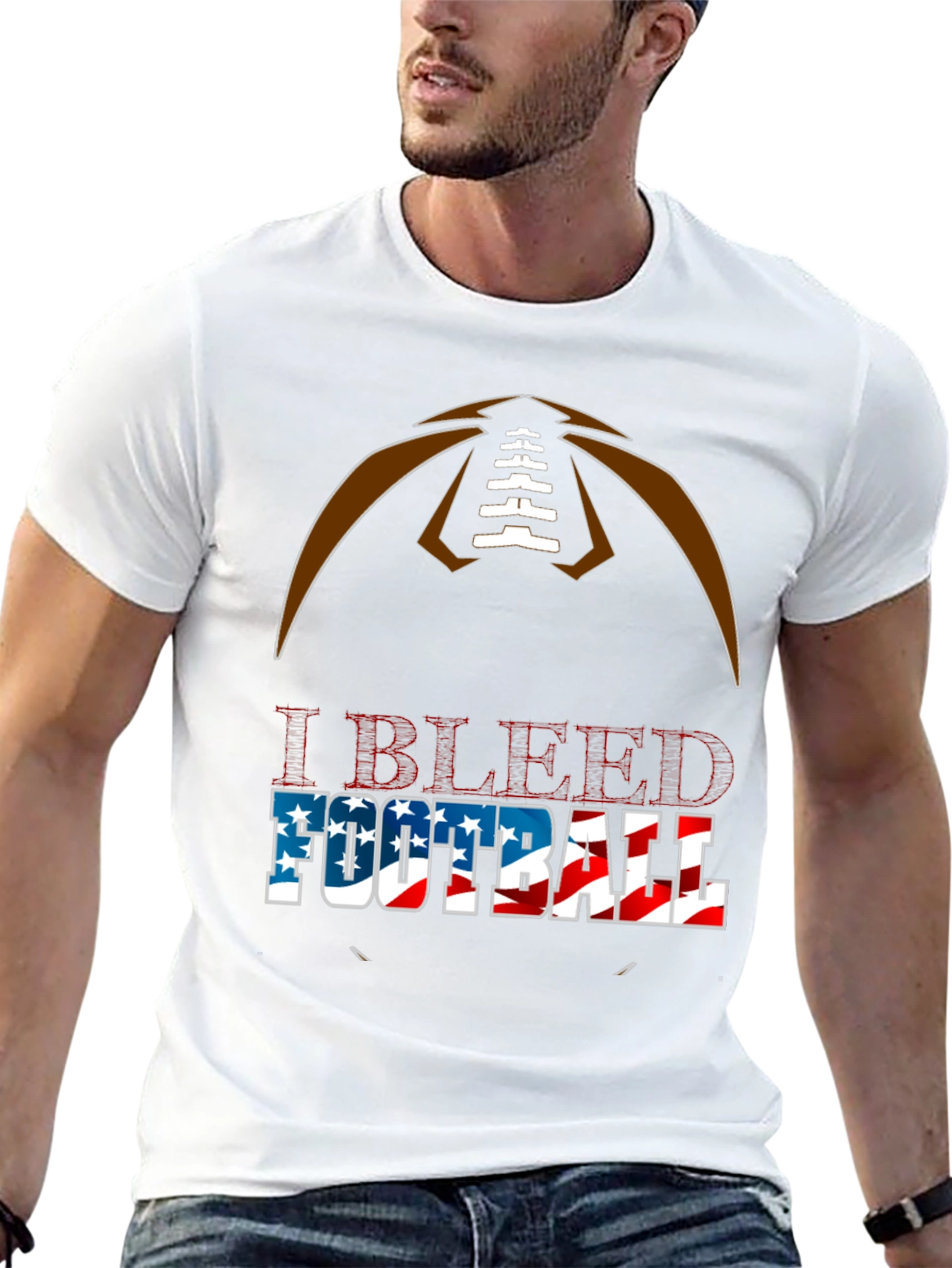 I Bleed Football T-Shirt