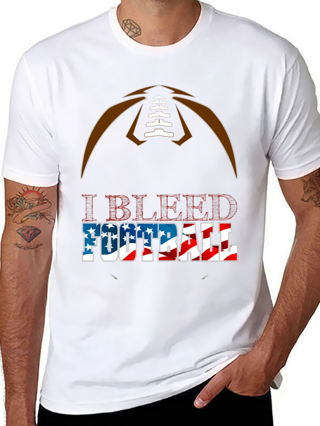 I Bleed Football T-Shirt