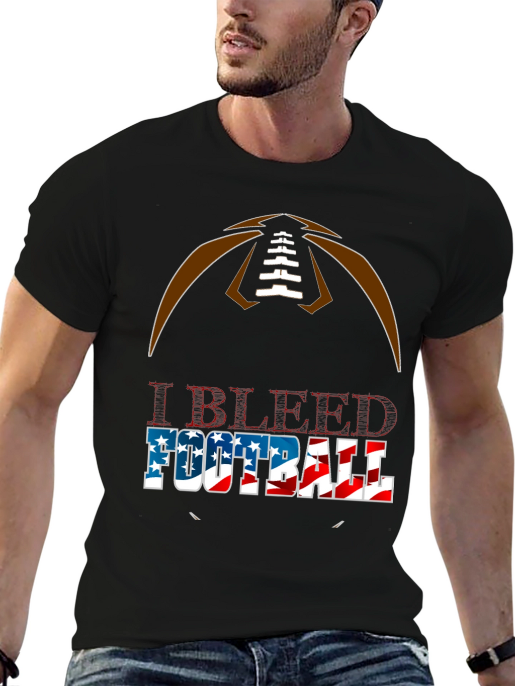 I Bleed Football T-Shirt