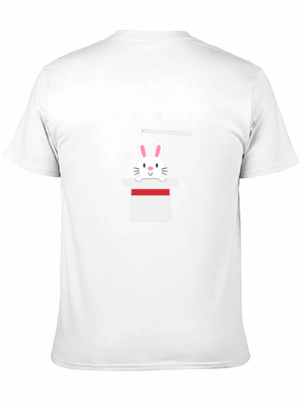 Magical Bunny Tee - Black Cotton Blend