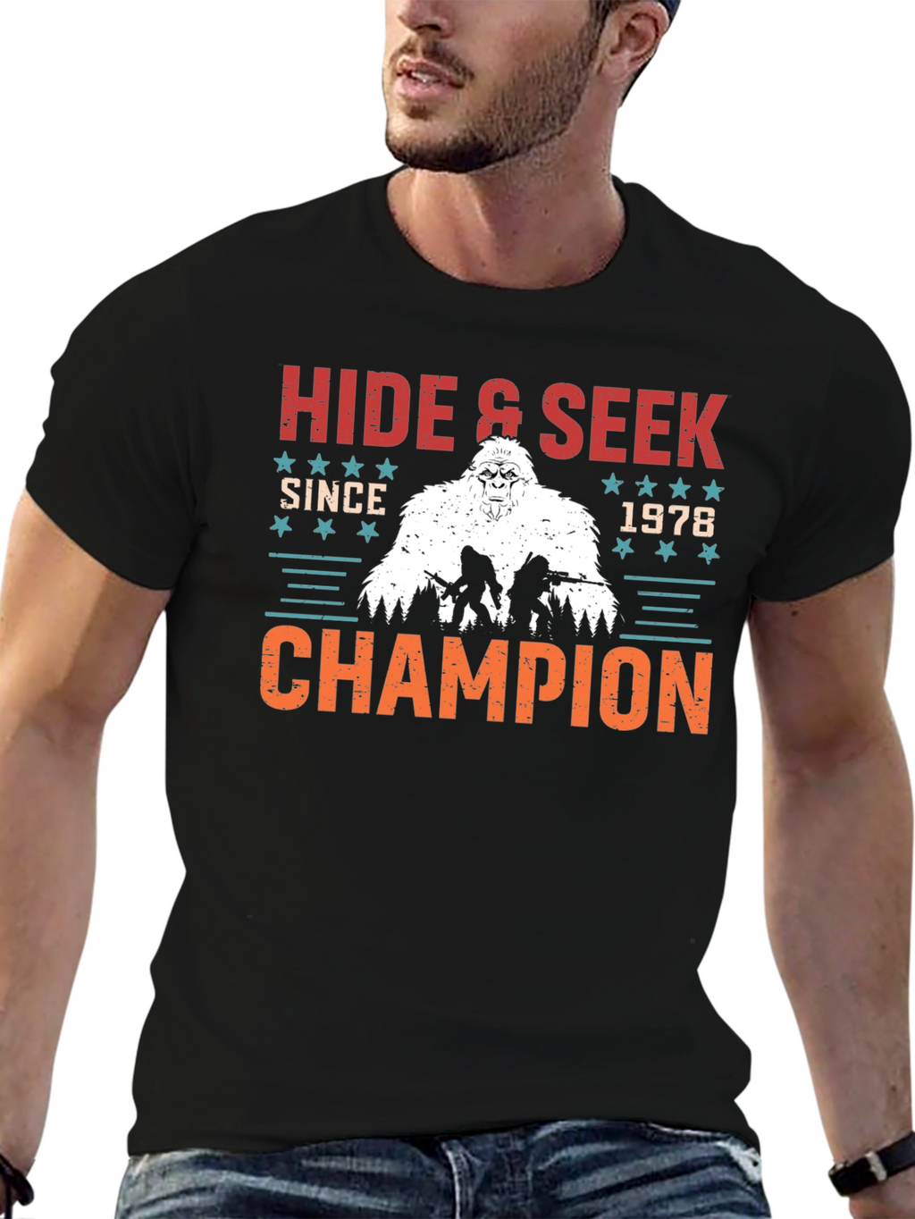 Hide & Seek Champion 1978 Bigfoot Graphic T-Shirt