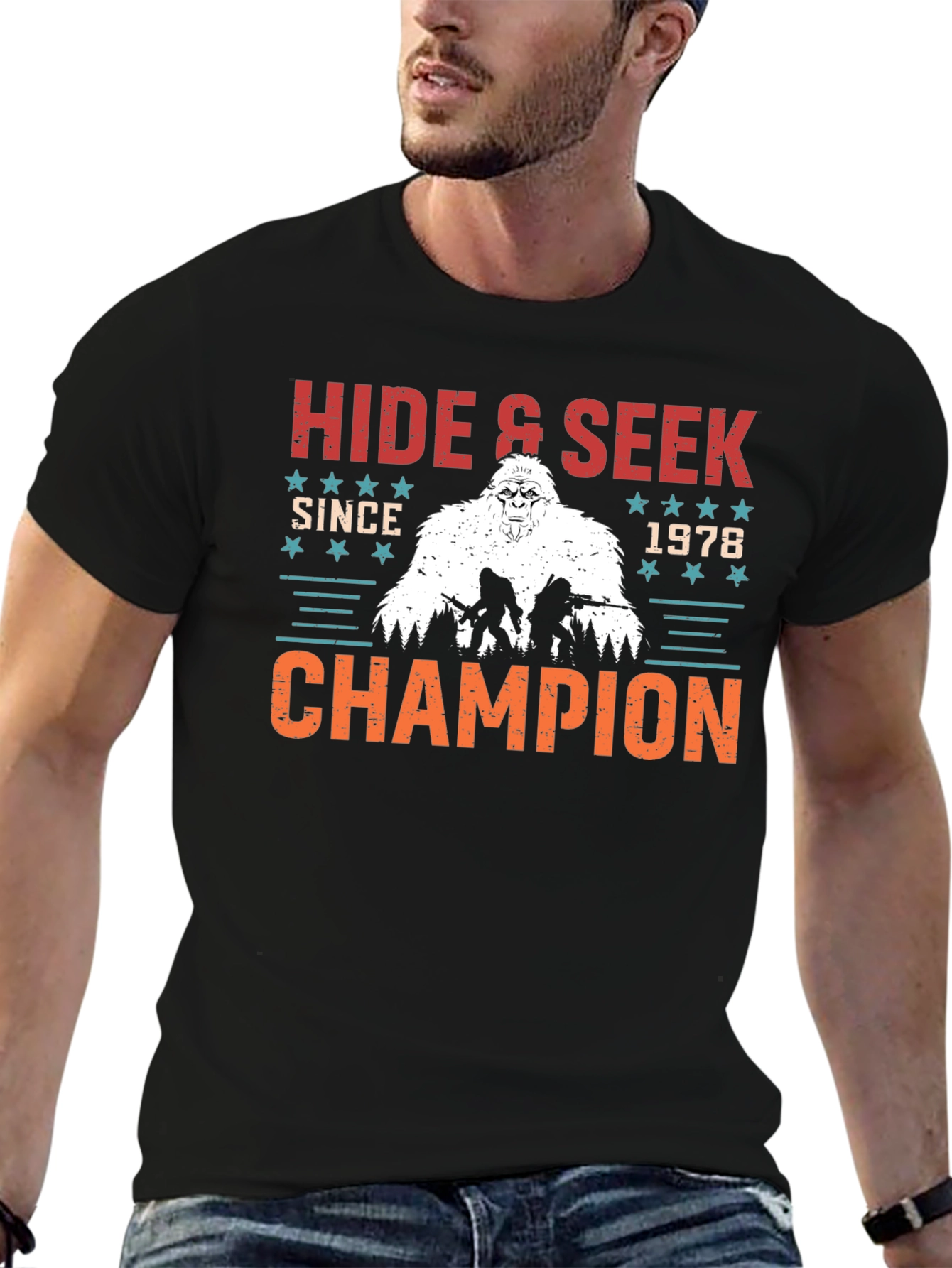 Hide & Seek Champion 1978 Bigfoot Graphic T-Shirt