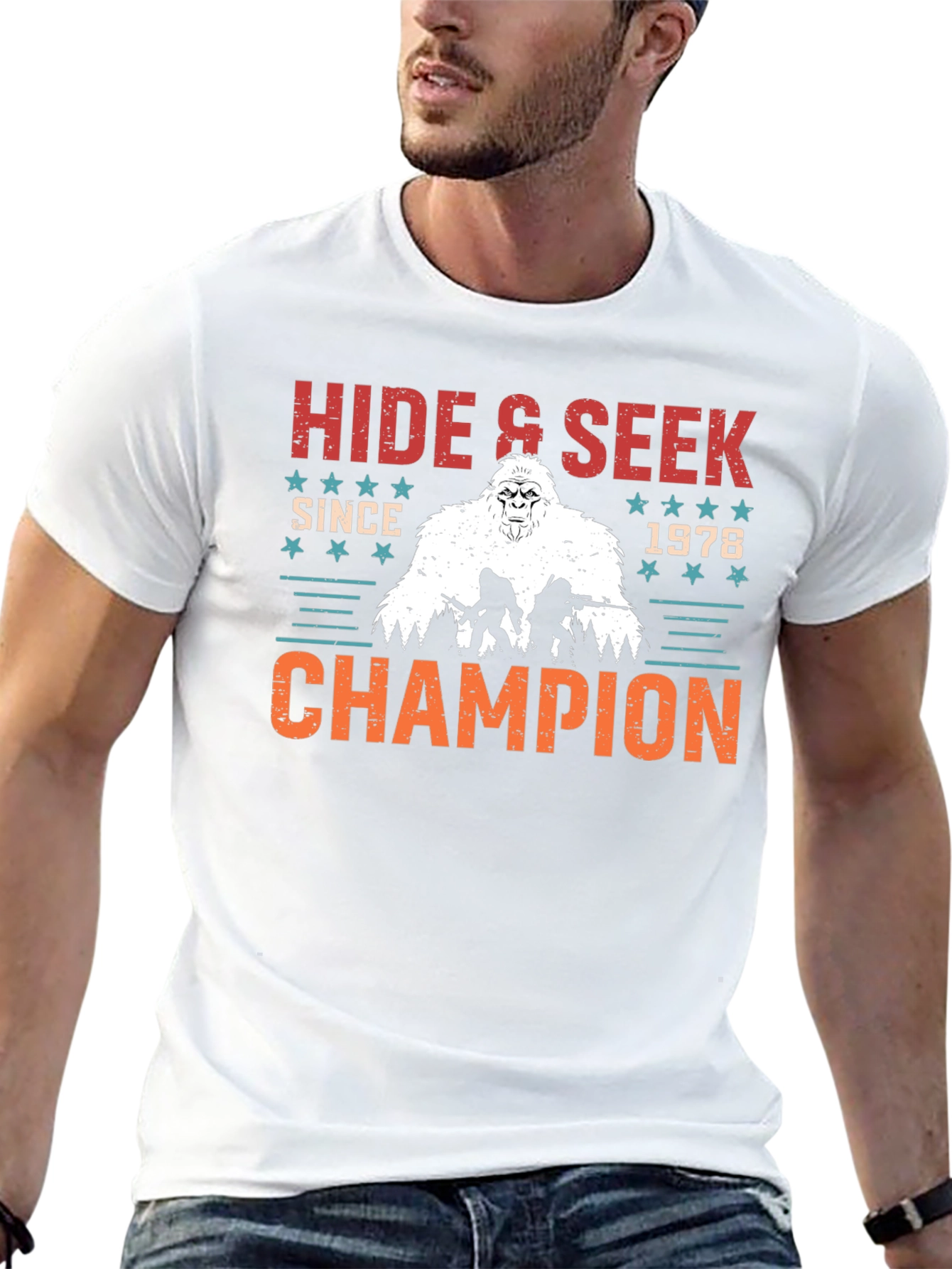 Hide & Seek Champion 1978 Bigfoot Graphic T-Shirt