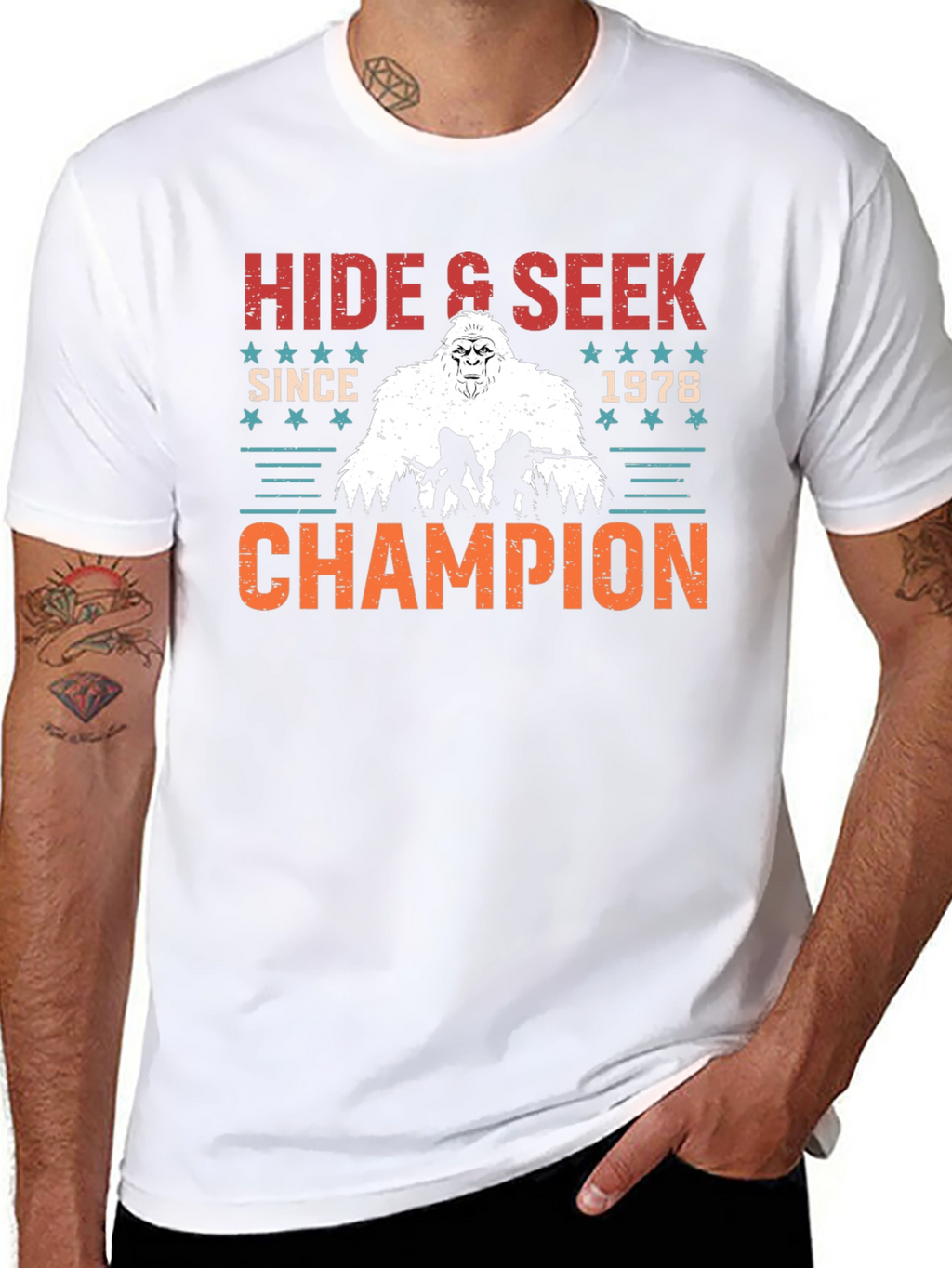 Hide & Seek Champion 1978 Bigfoot Graphic T-Shirt