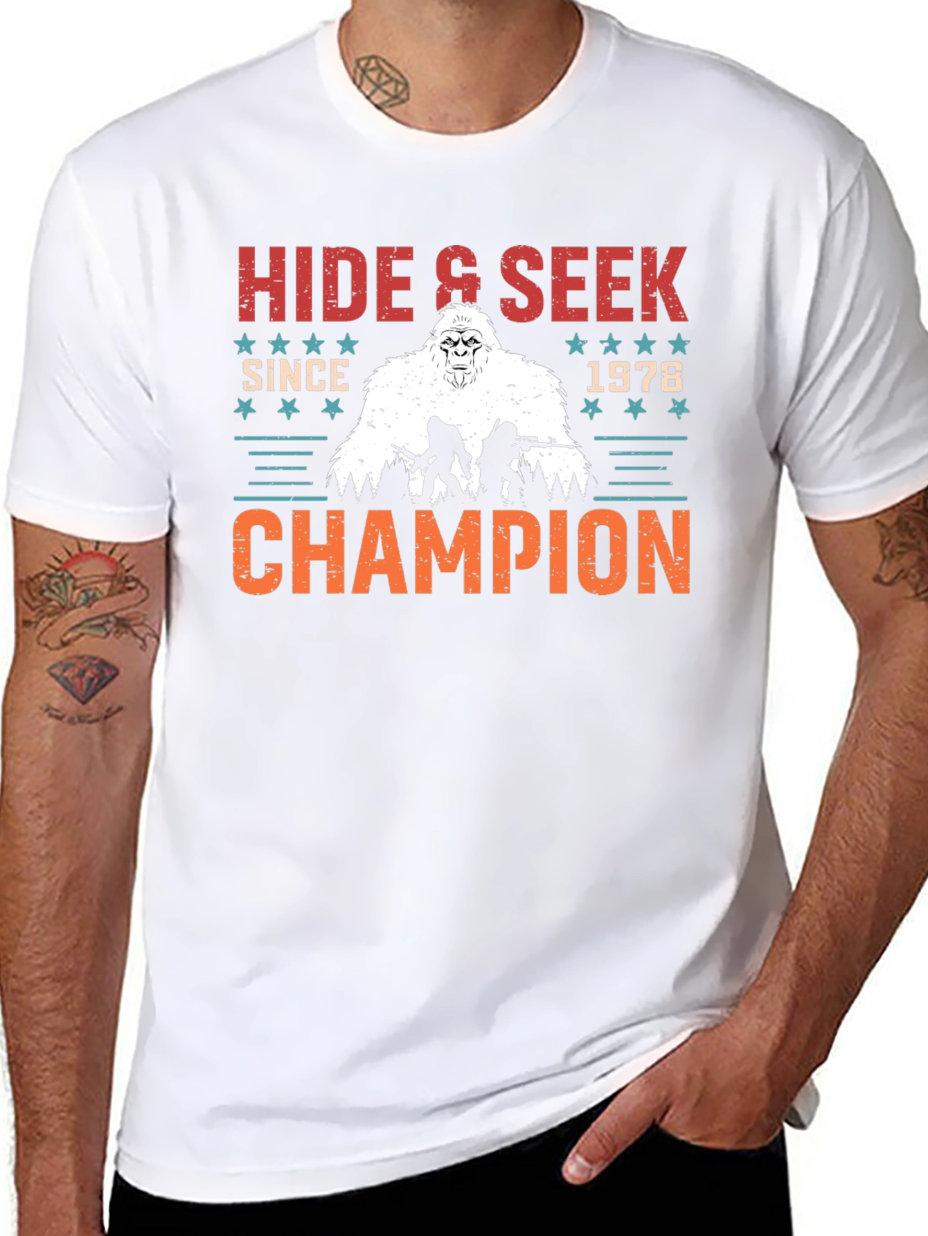 Hide & Seek Champion 1978 Bigfoot Graphic T-Shirt