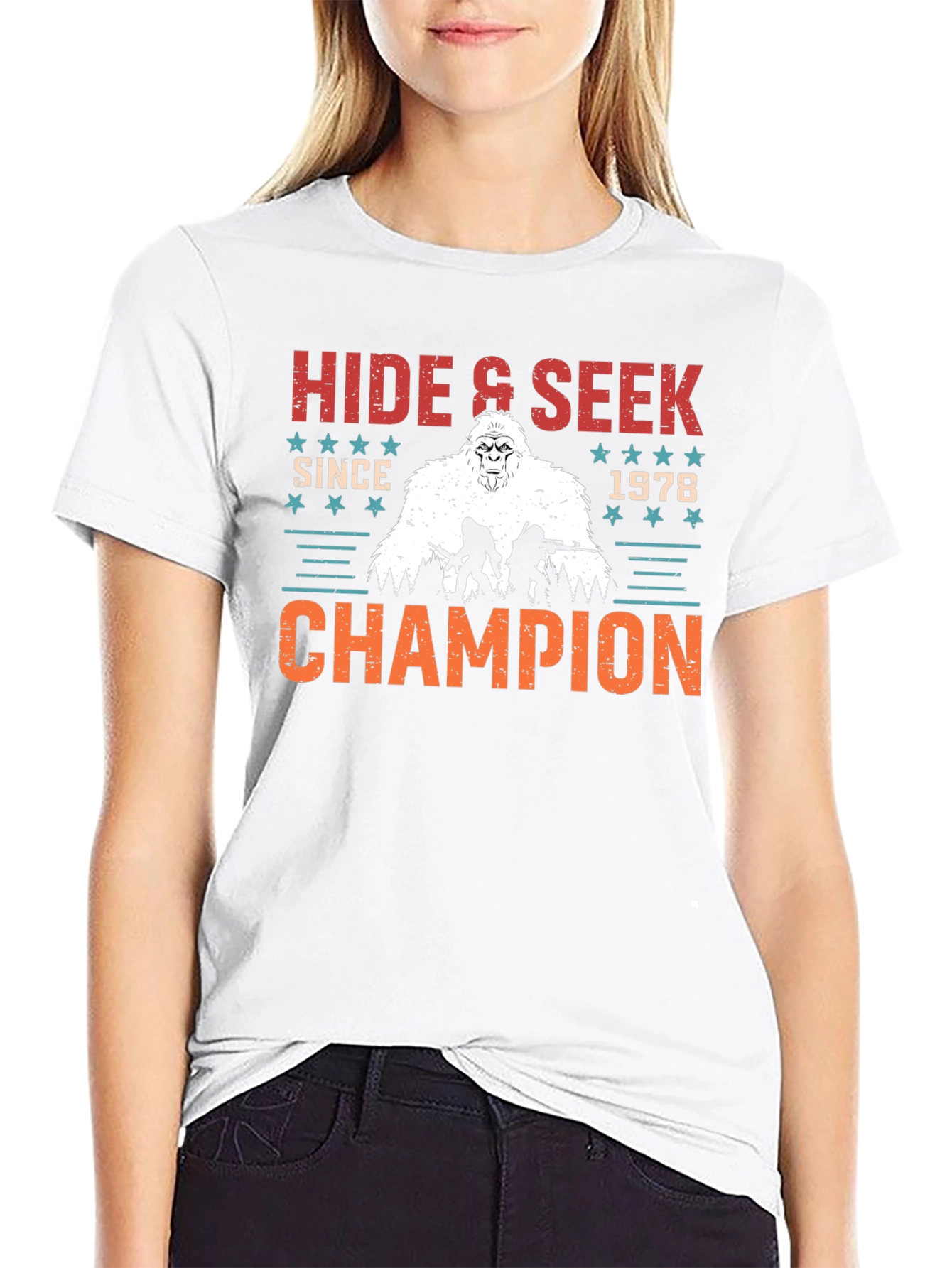 Hide & Seek Champion 1978 Bigfoot Graphic T-Shirt