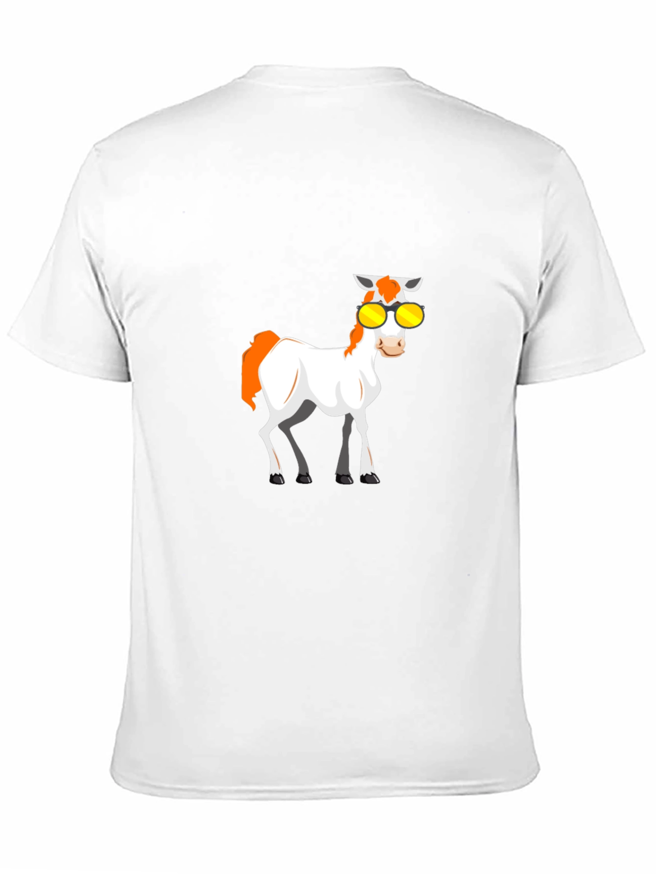 Cool Cartoon Horse Graphic Tee