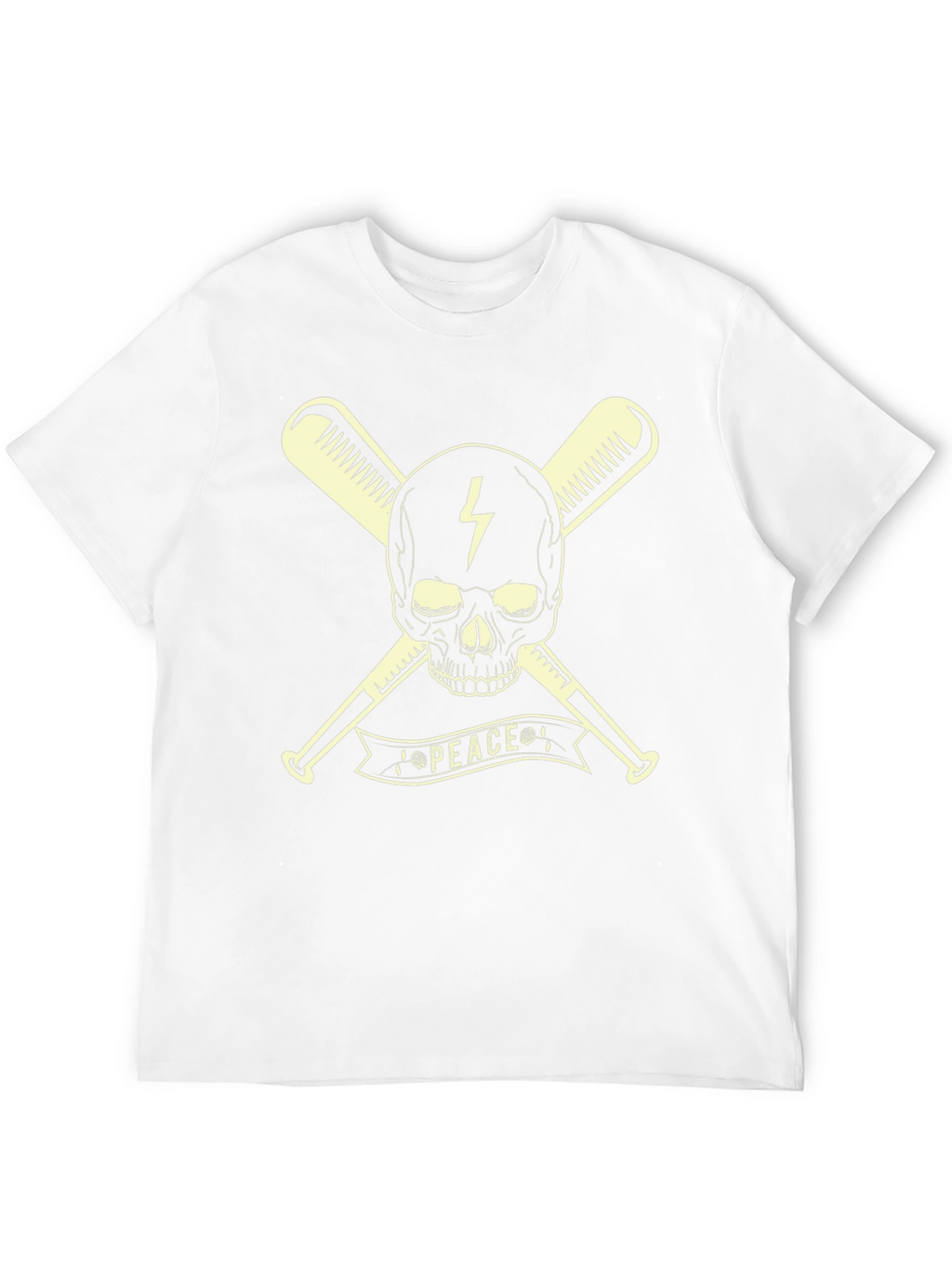 Skull & Bats Peace Graphic T-Shirt