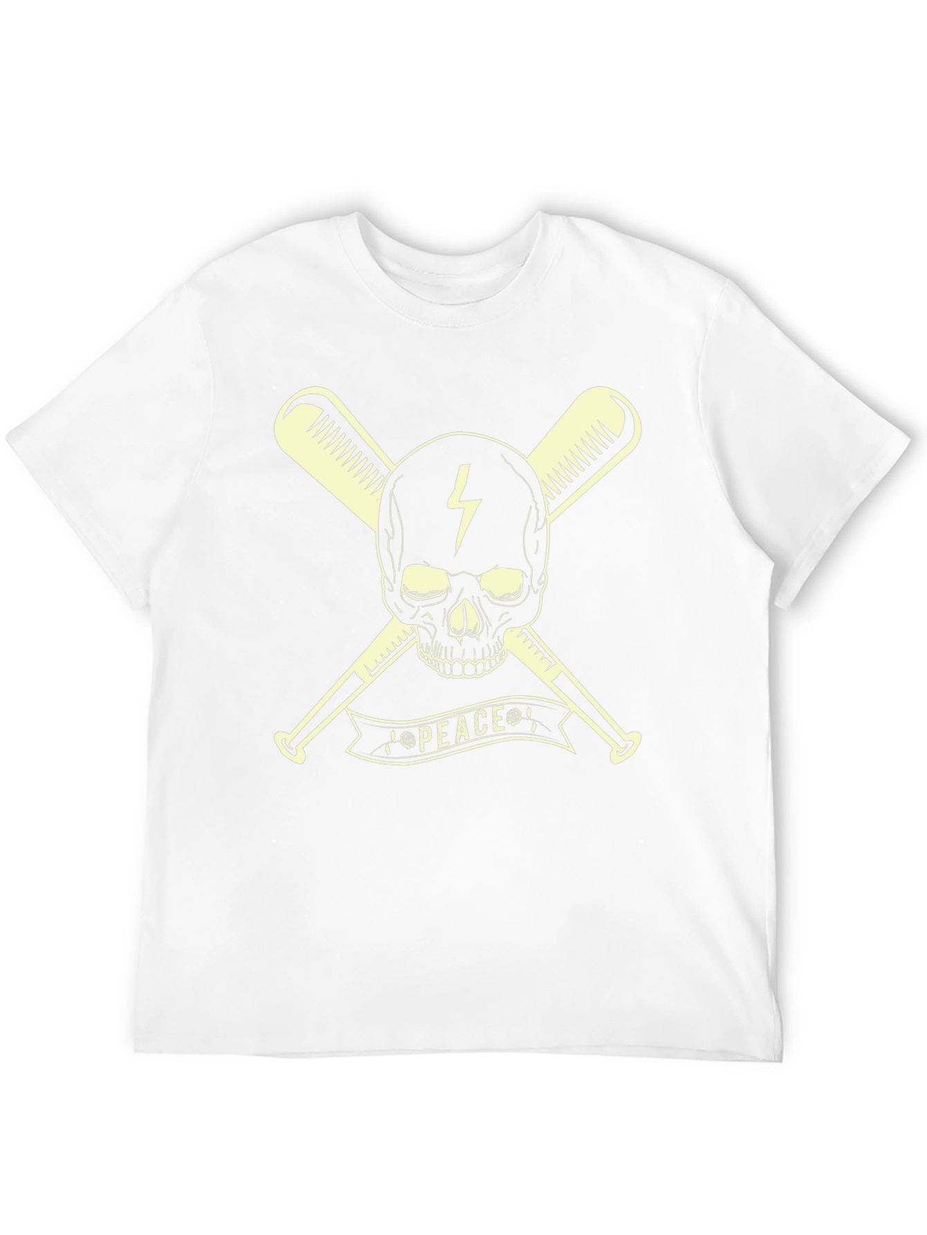 Skull & Bats Peace Graphic T-Shirt