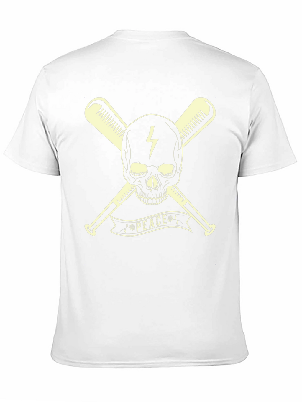 Skull & Bats Peace Graphic T-Shirt