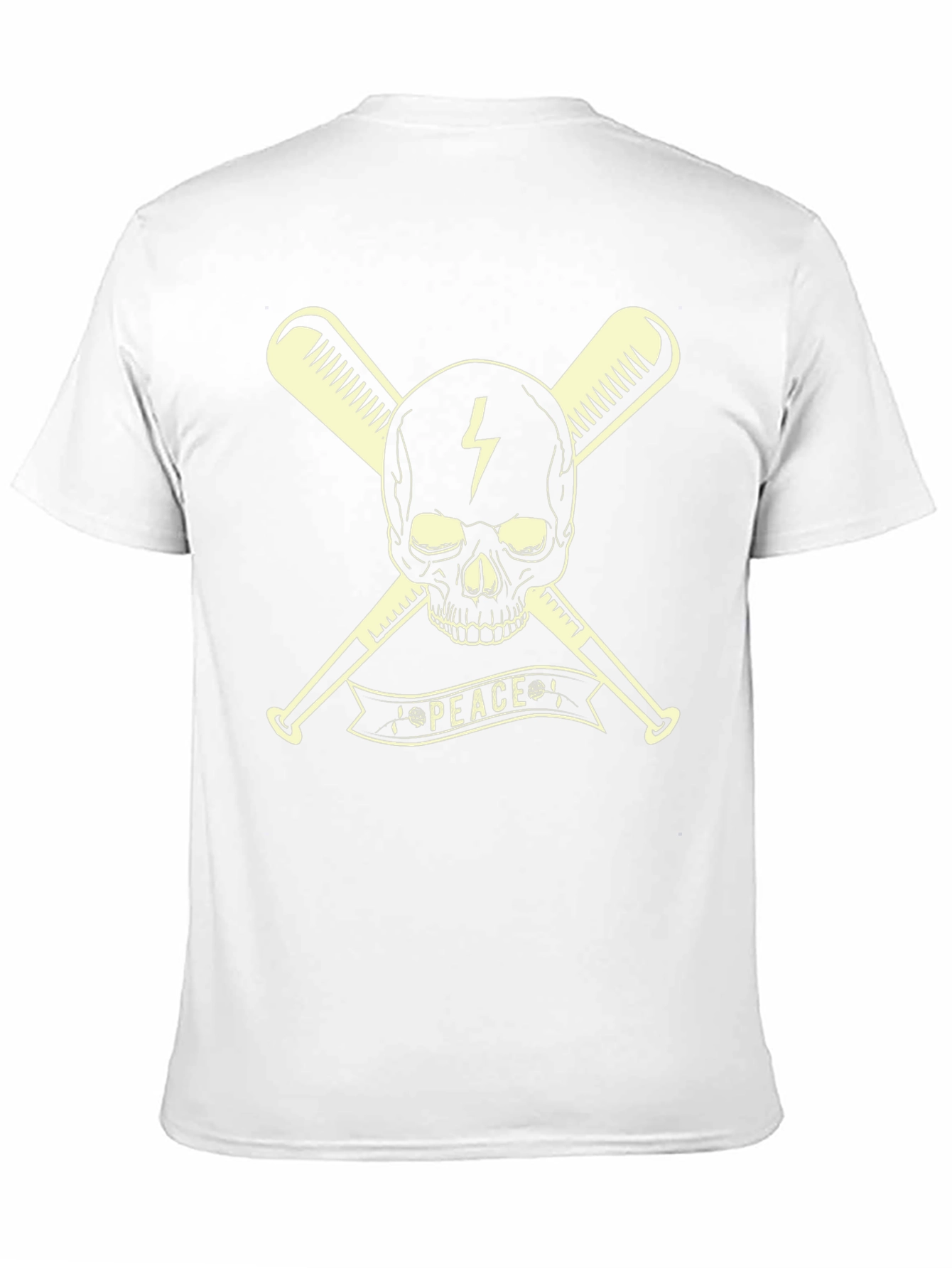 Skull & Bats Peace Graphic T-Shirt