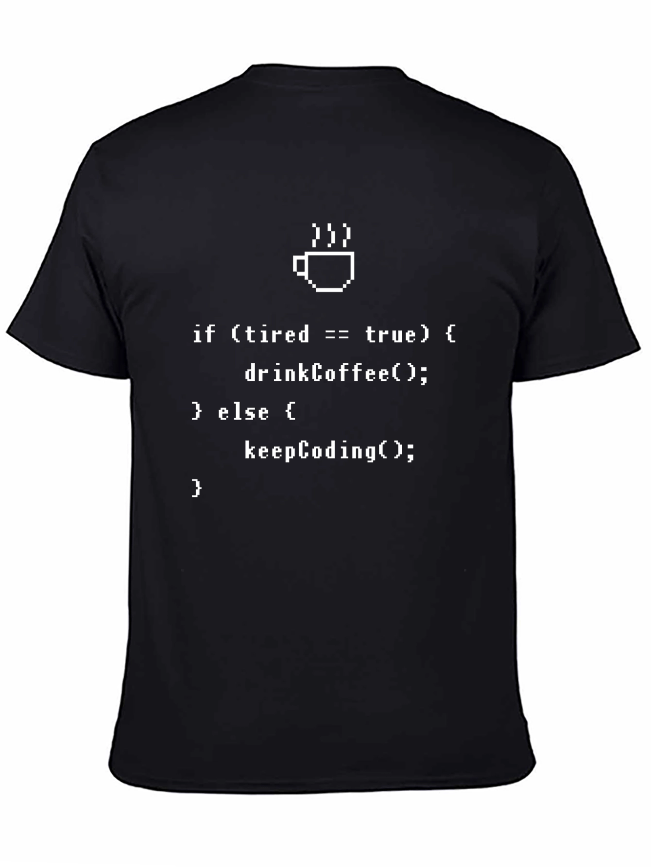 Programmer Humor T-Shirt - Coffee Coding Logic