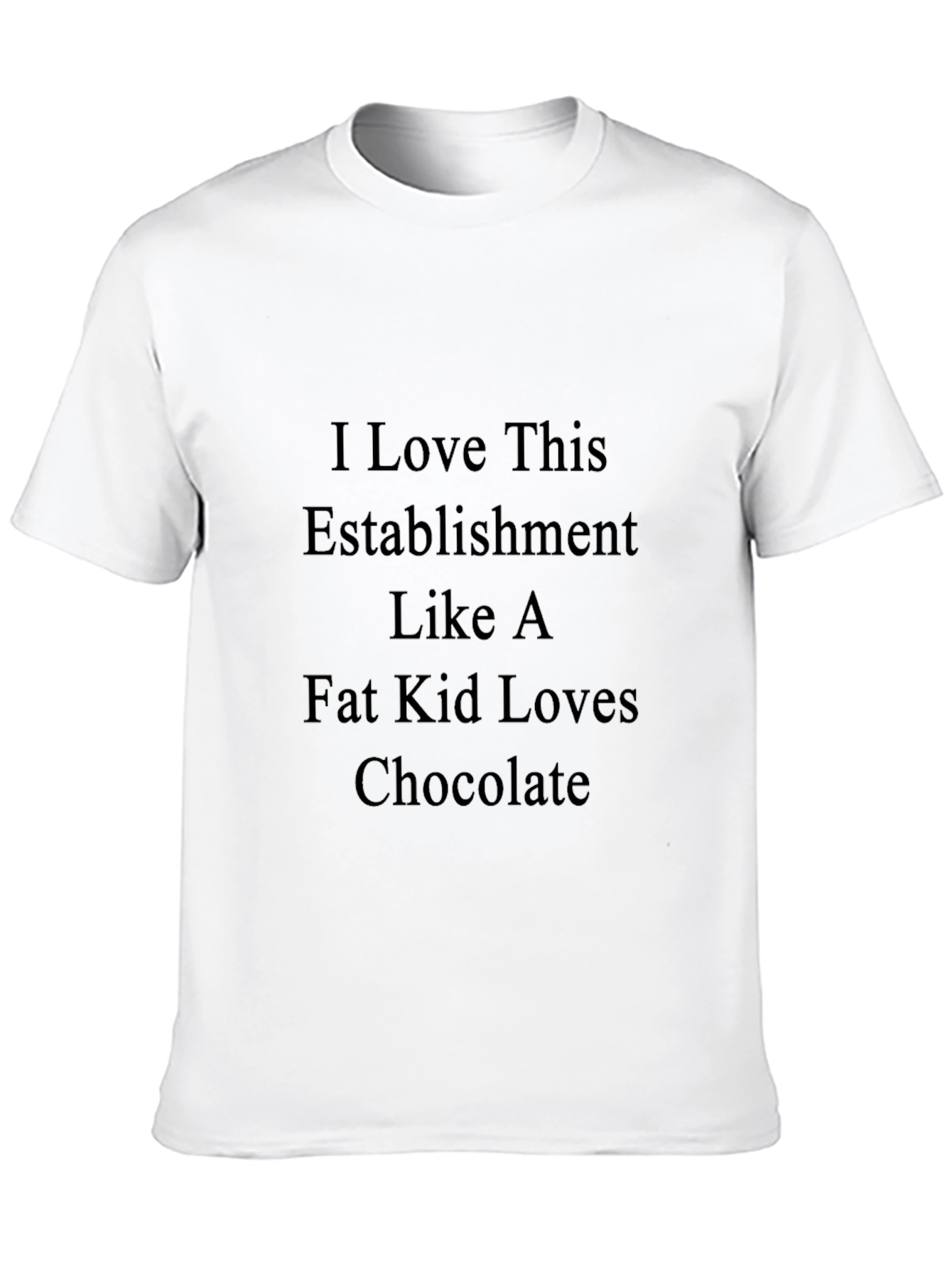 Humorous Graphic Tee: I Love This Establishment T-Shirt