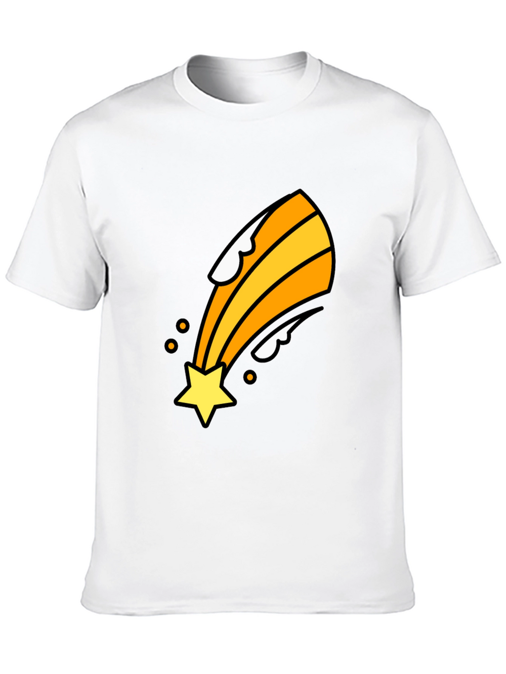 Shooting Star Graphic Tee - Black