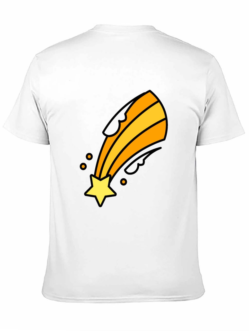 Shooting Star Graphic Tee - Black