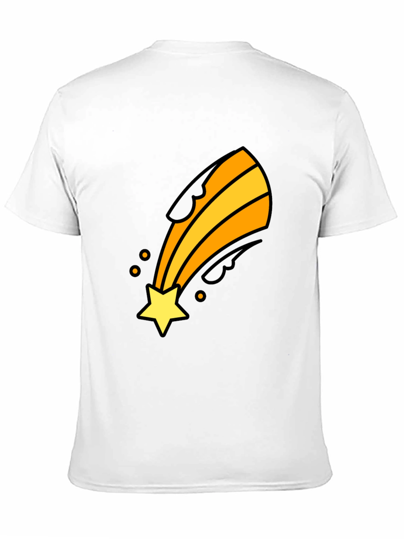 Shooting Star Graphic Tee - Black