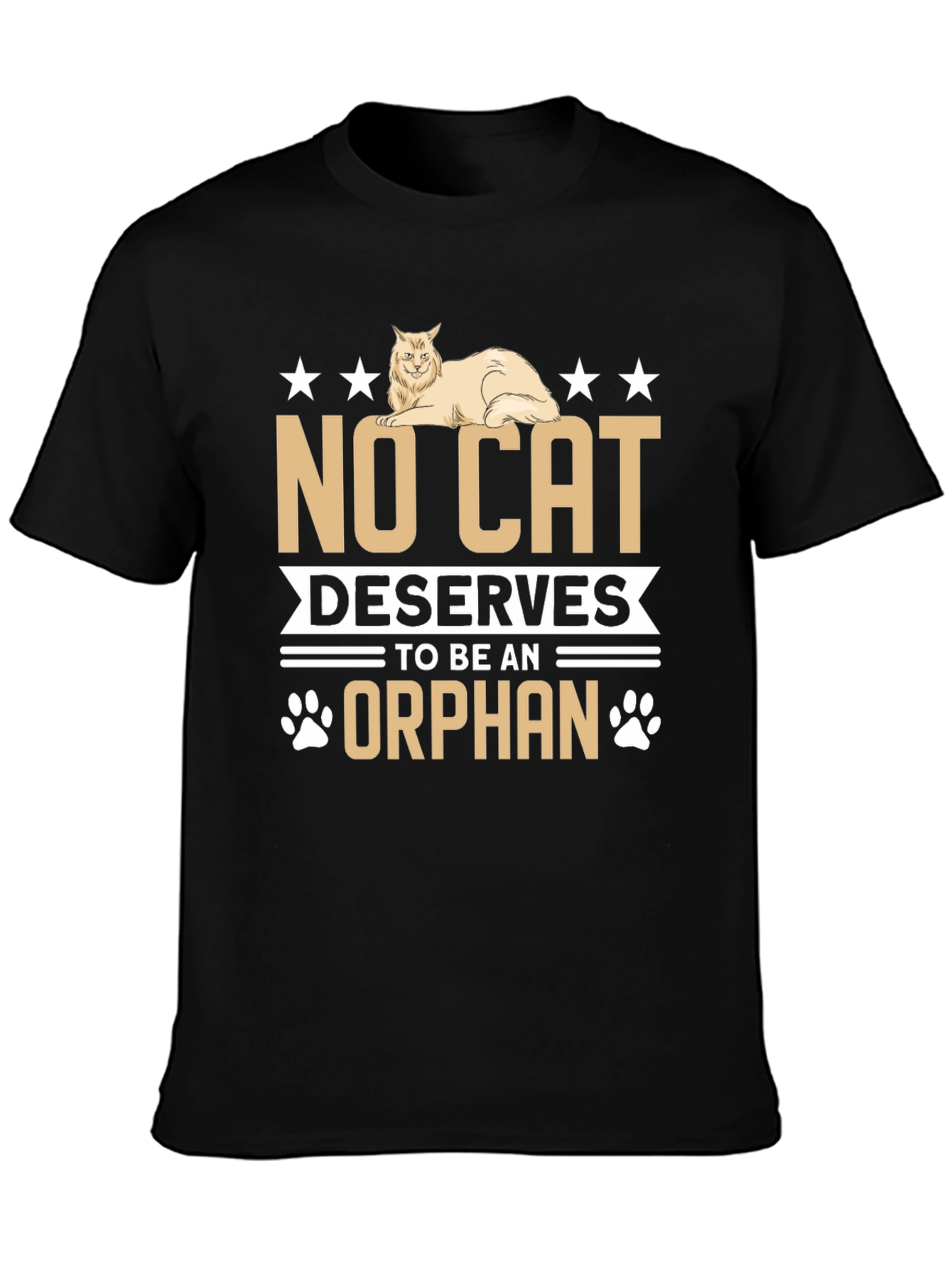 No Cat Deserves to Be an Orphan T-Shirt