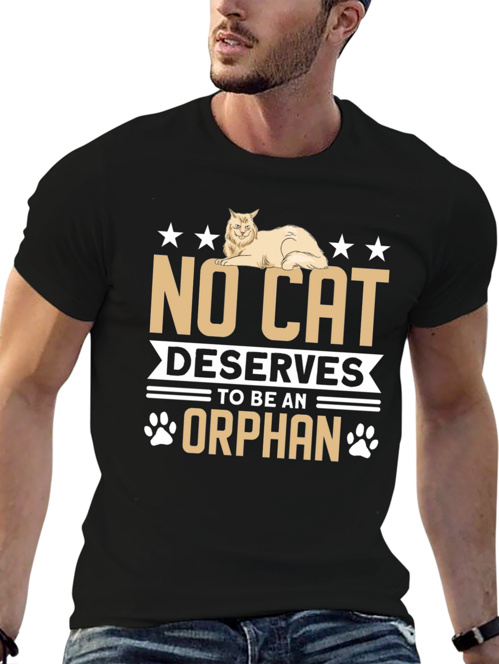 No Cat Deserves to Be an Orphan T-Shirt