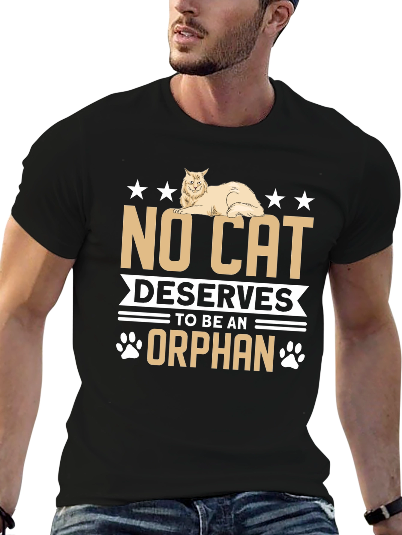 No Cat Deserves to Be an Orphan T-Shirt
