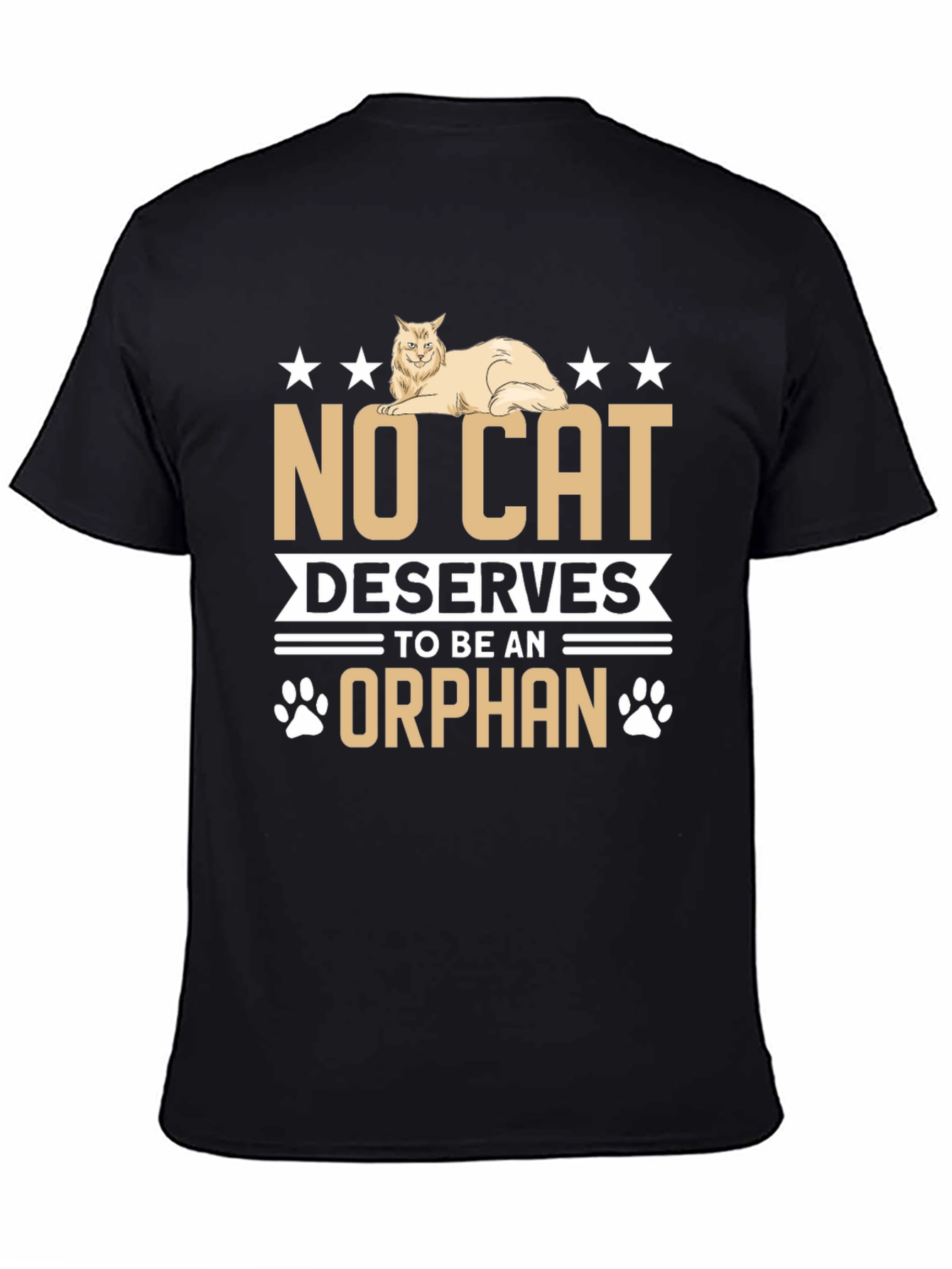 No Cat Deserves to Be an Orphan T-Shirt