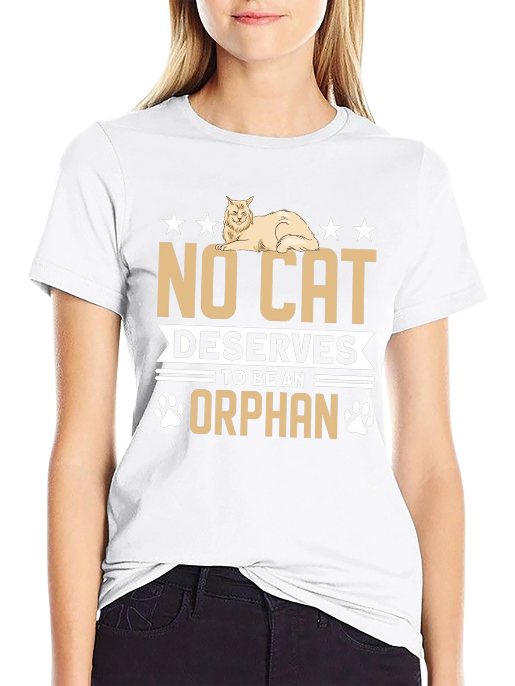 No Cat Deserves to Be an Orphan T-Shirt
