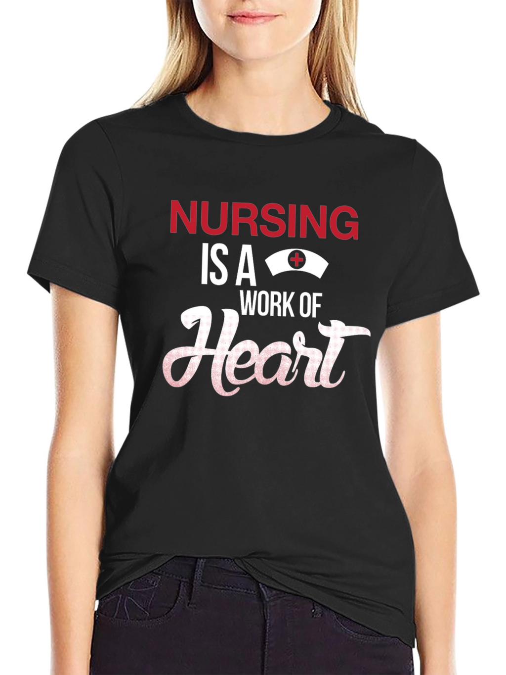 Nursing is a Work of Heart T-Shirt