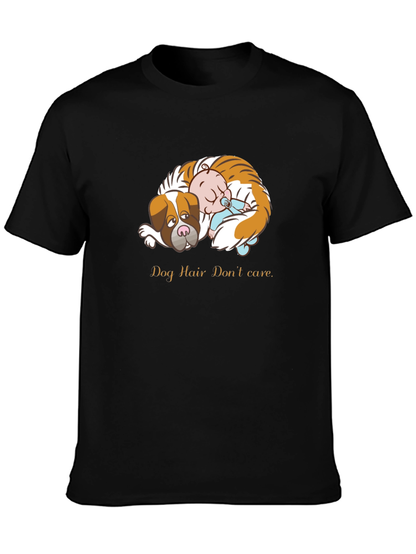 Dog Hair Dont Care Graphic Tee