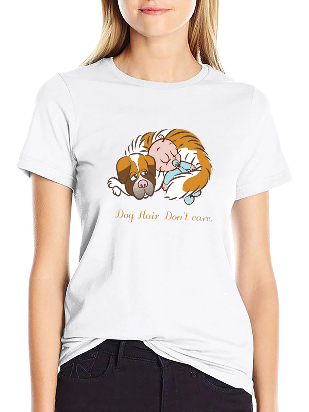 Dog Hair Dont Care Graphic Tee