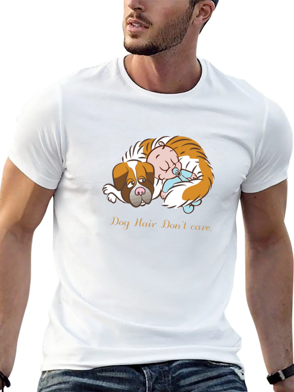 Dog Hair Dont Care Graphic Tee
