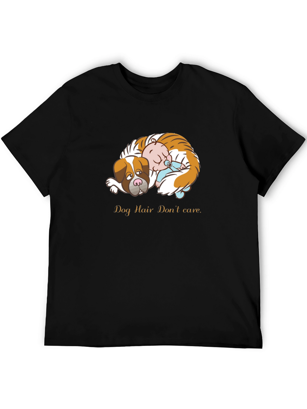 Dog Hair Dont Care Graphic Tee