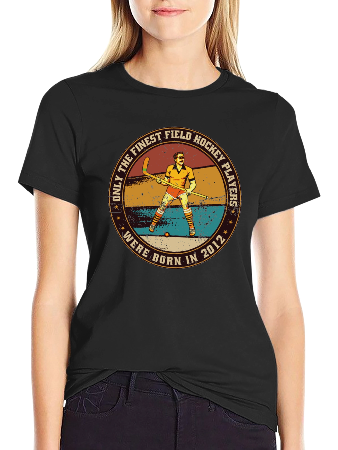 Field Hockey Player T-Shirt - Born in 2012