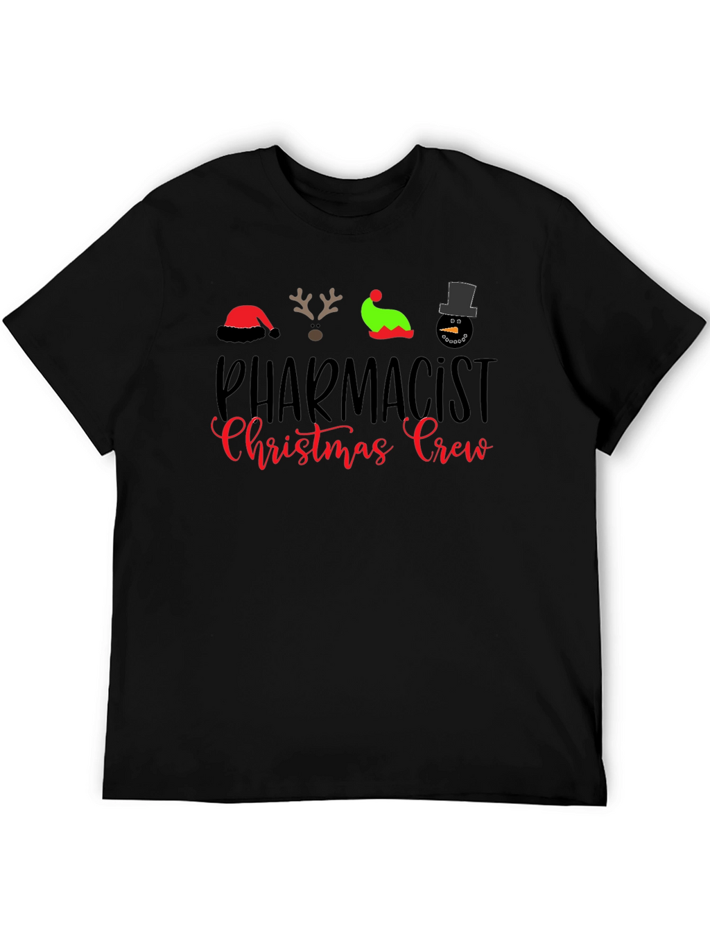 Pharmacist Christmas Crew Holiday T-Shirt