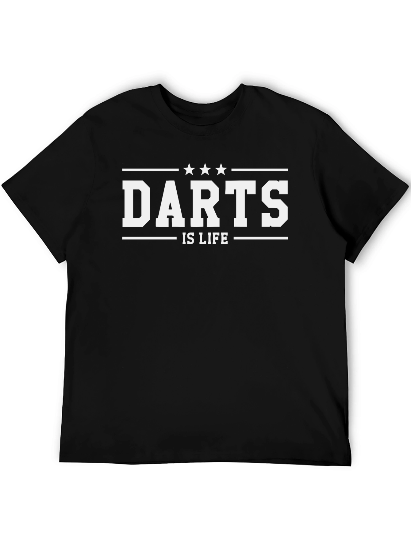 Darts is Life Black T-Shirt