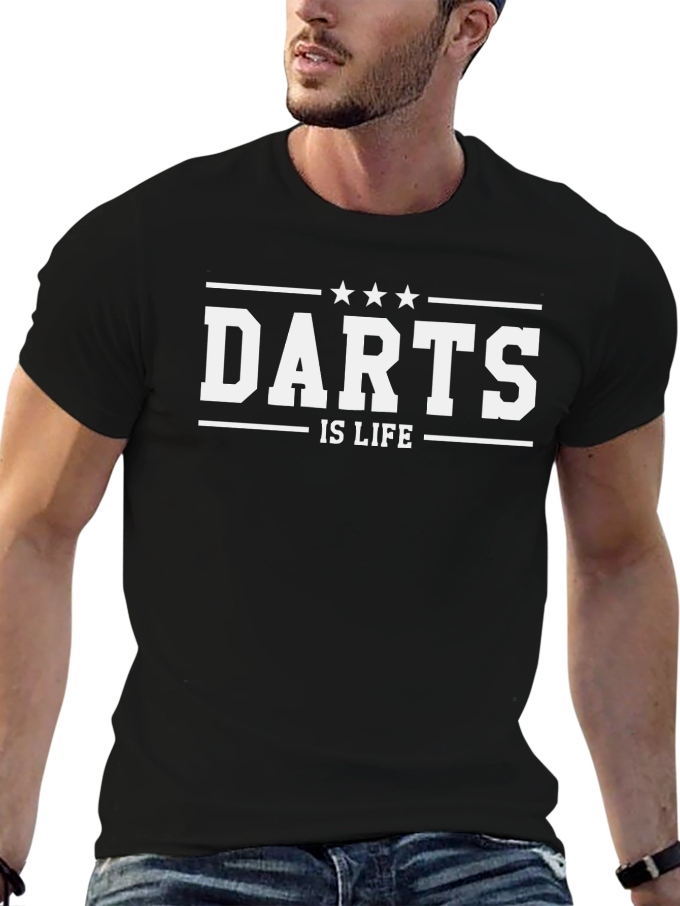 Darts is Life Black T-Shirt