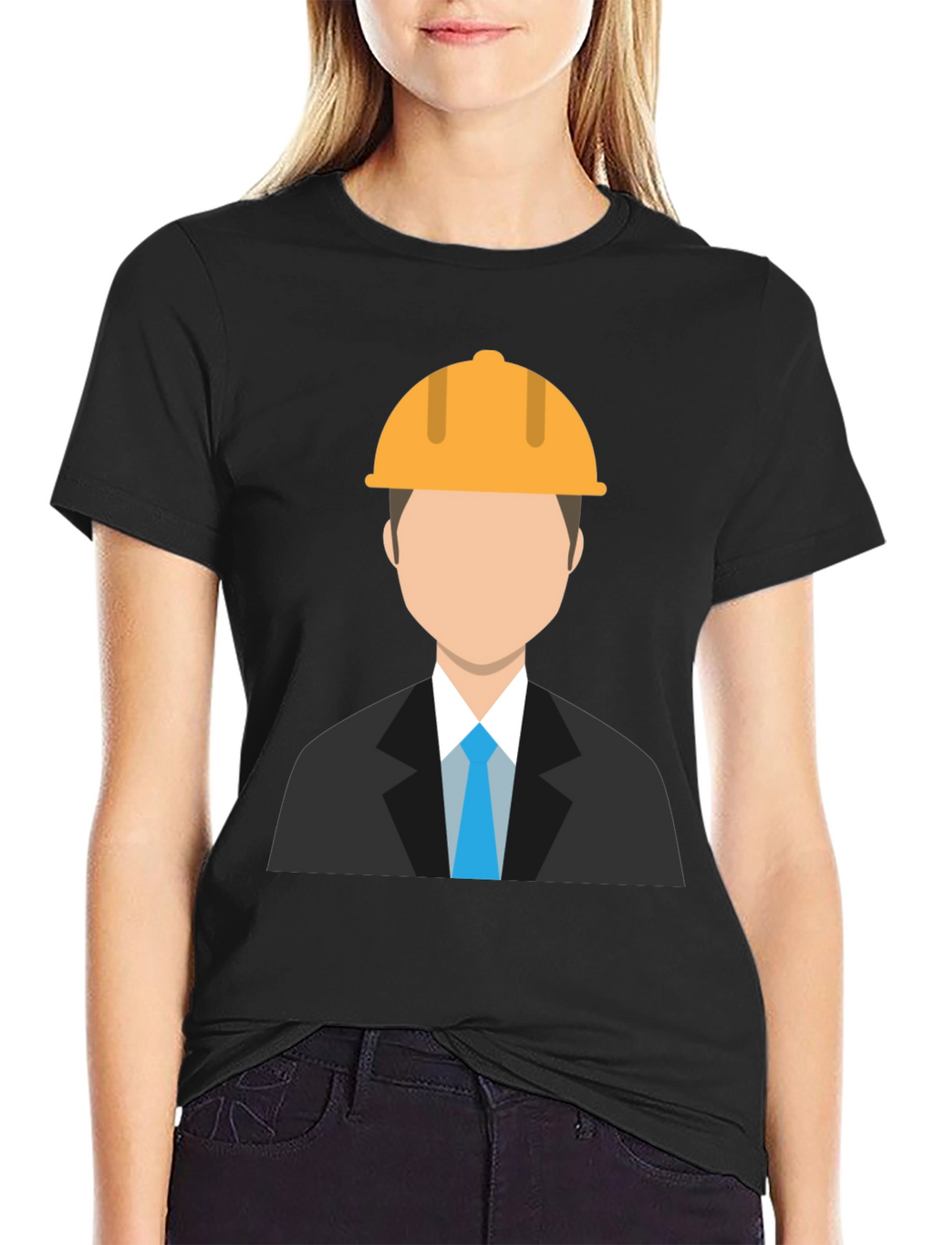Engineer Graphic T-Shirt - Black