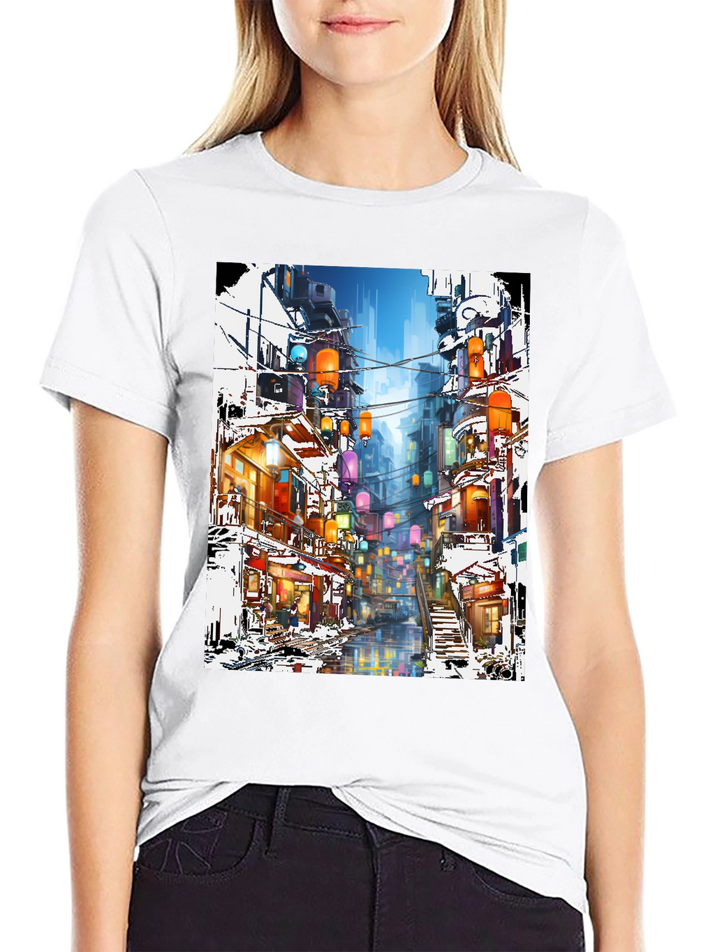Urban Lantern Art T-Shirt