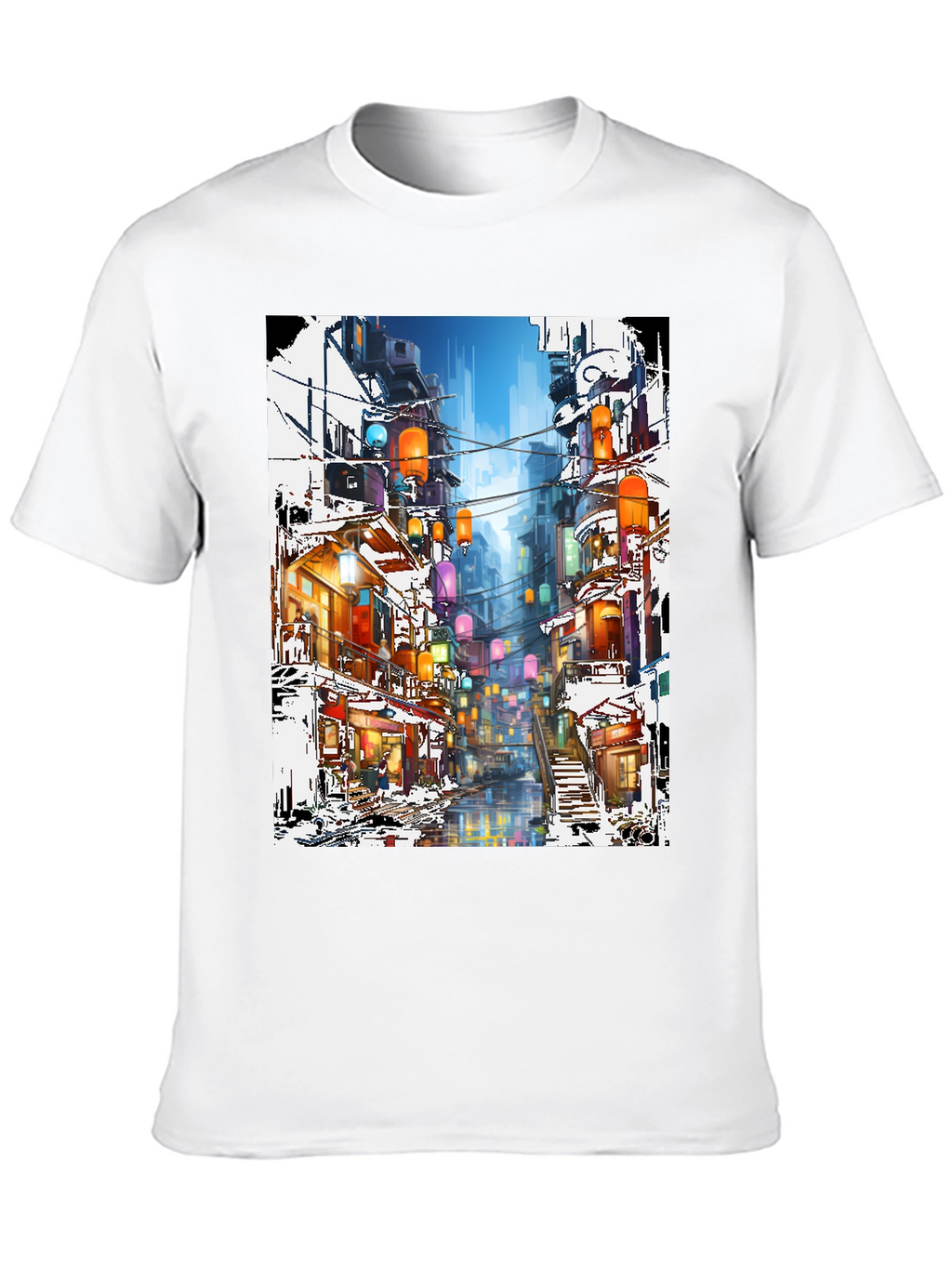 Urban Lantern Art T-Shirt