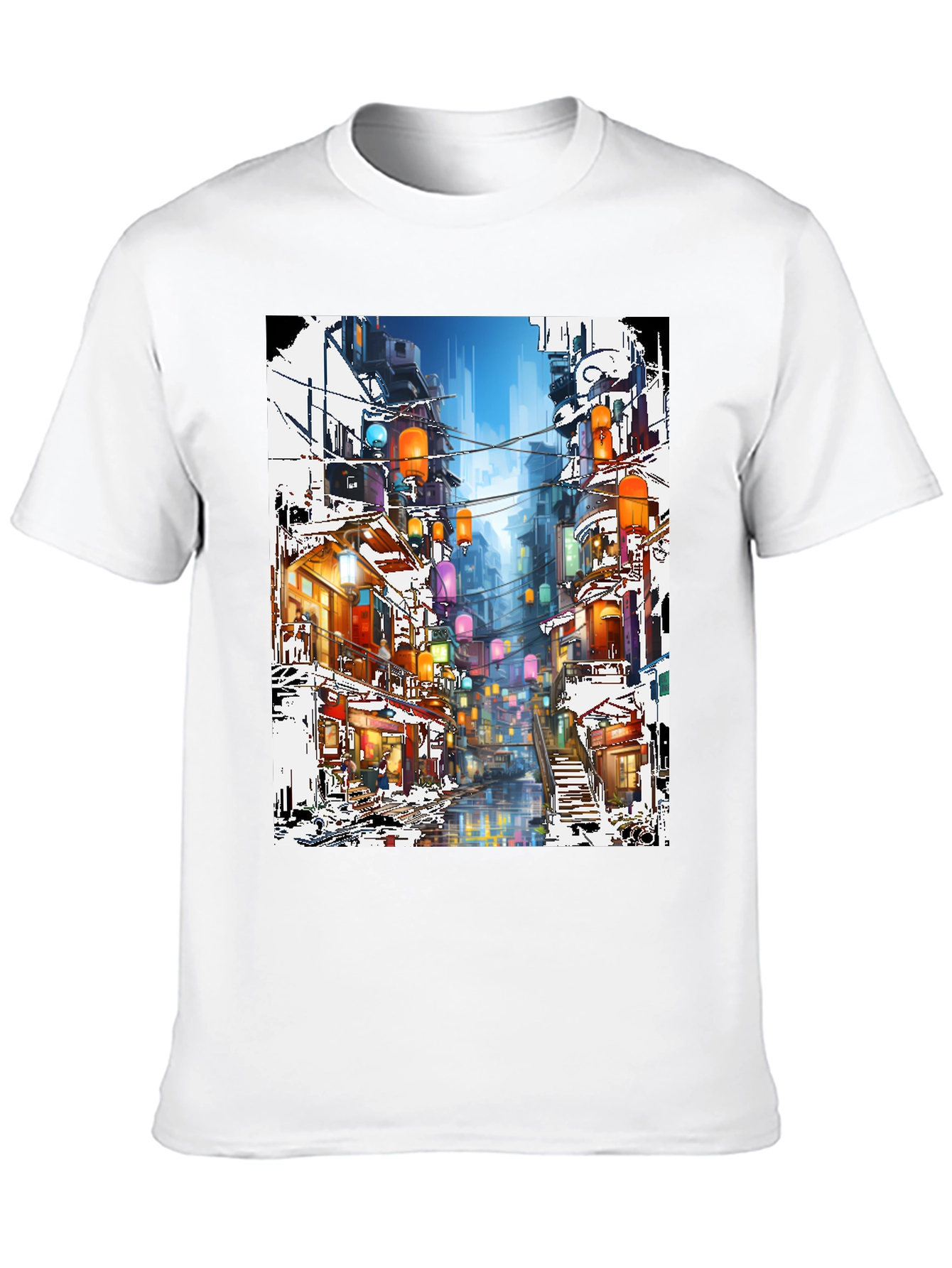 Urban Lantern Art T-Shirt