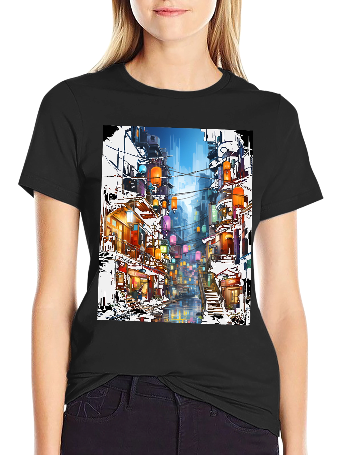 Urban Lantern Art T-Shirt