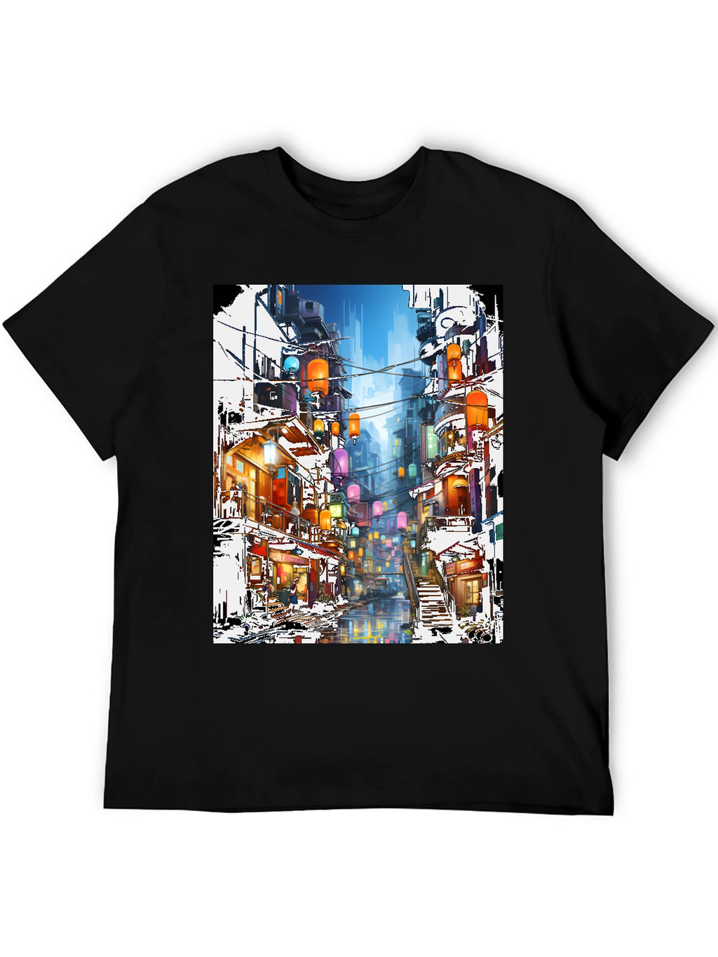 Urban Lantern Art T-Shirt