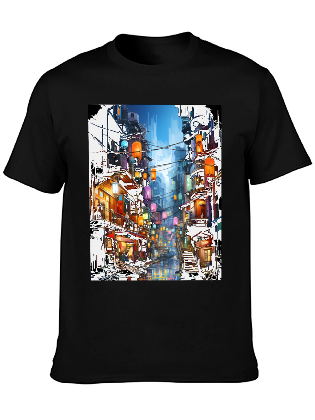 Urban Lantern Art T-Shirt
