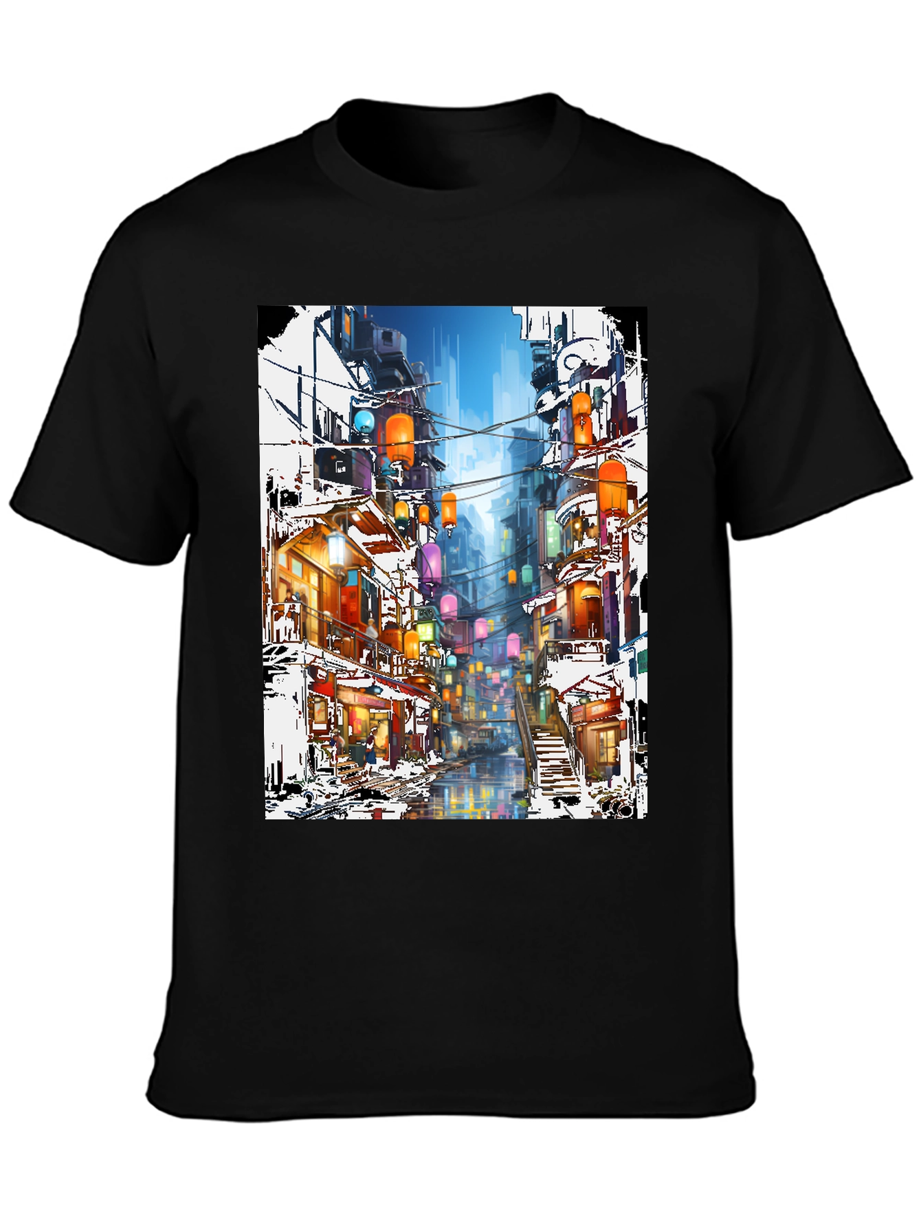 Urban Lantern Art T-Shirt