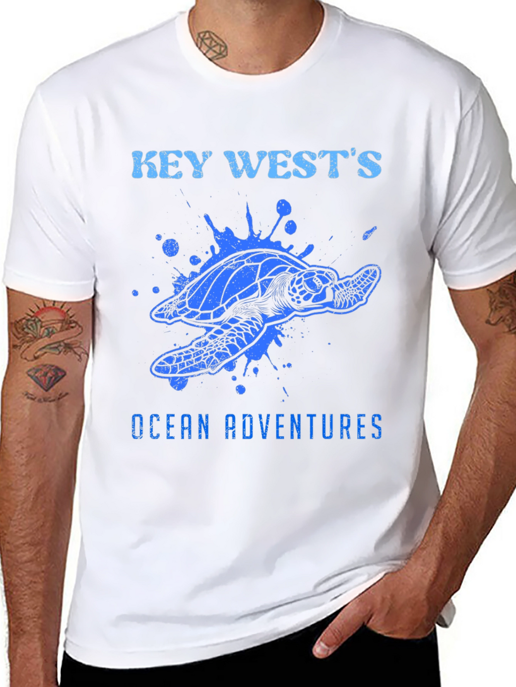 Key West Ocean Adventures Turtle Graphic Tee