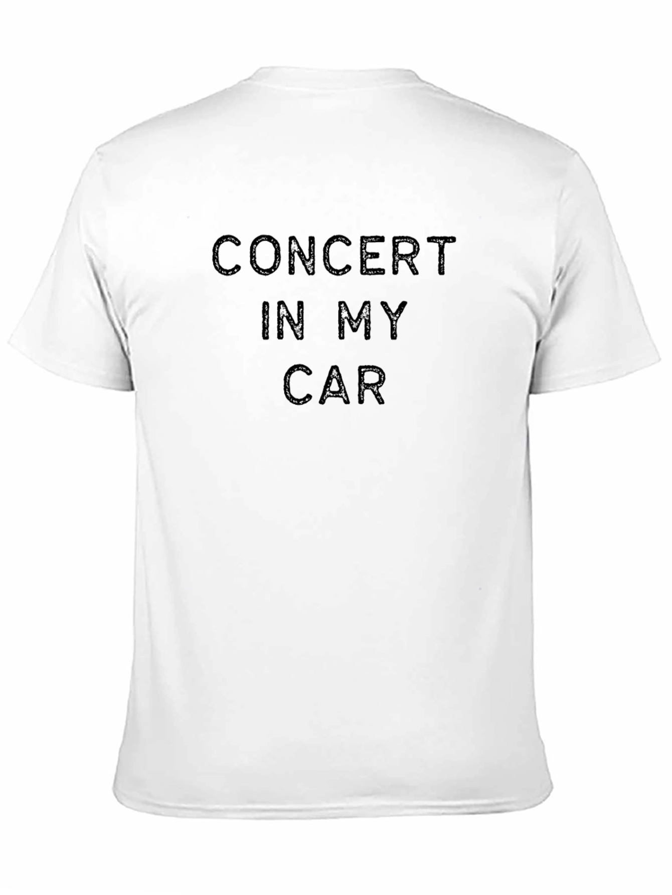 Concert in My Car Black T-Shirt