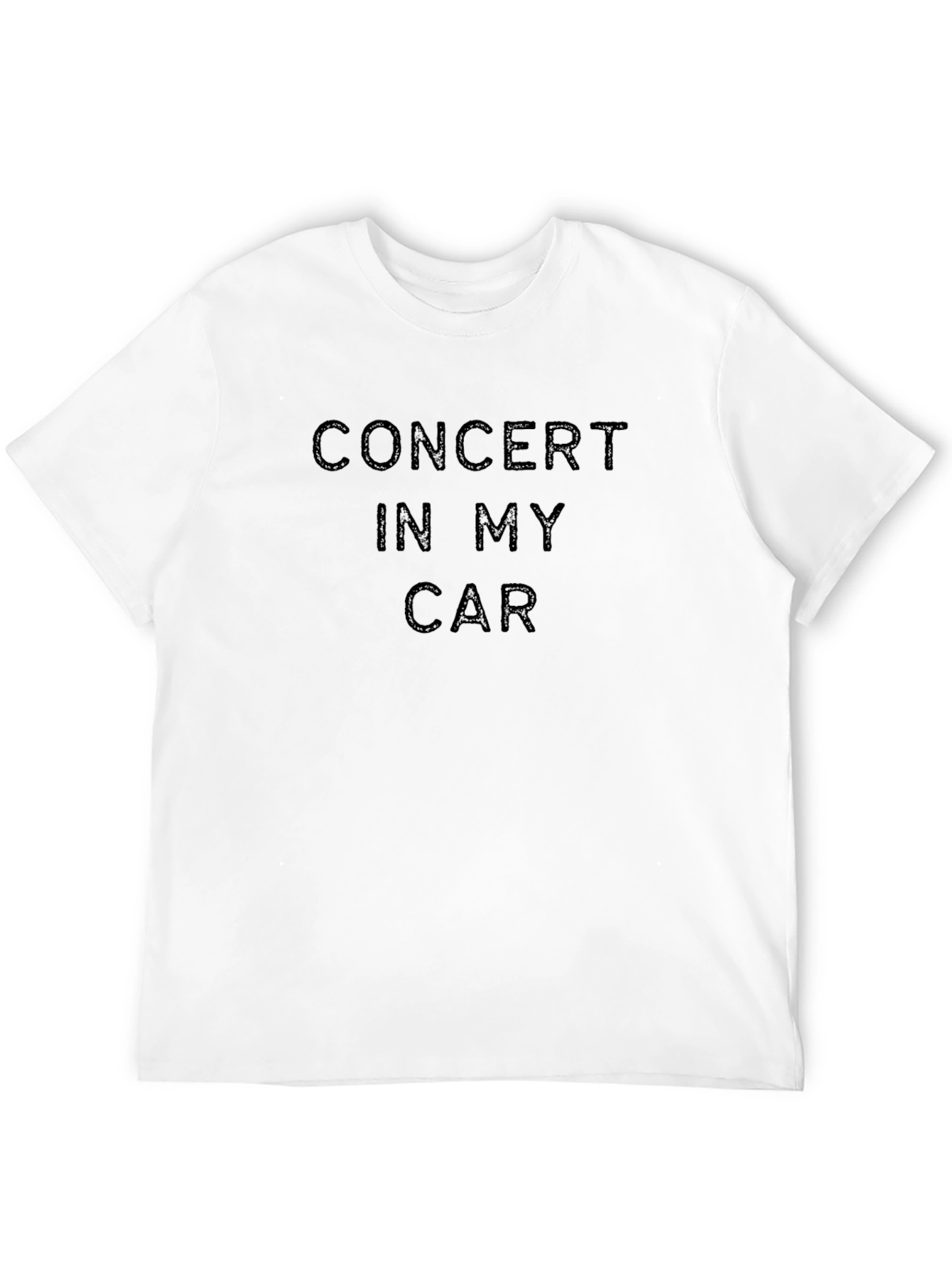Concert in My Car Black T-Shirt