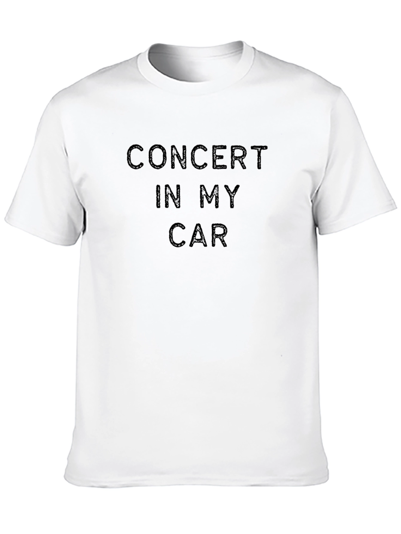 Concert in My Car Black T-Shirt