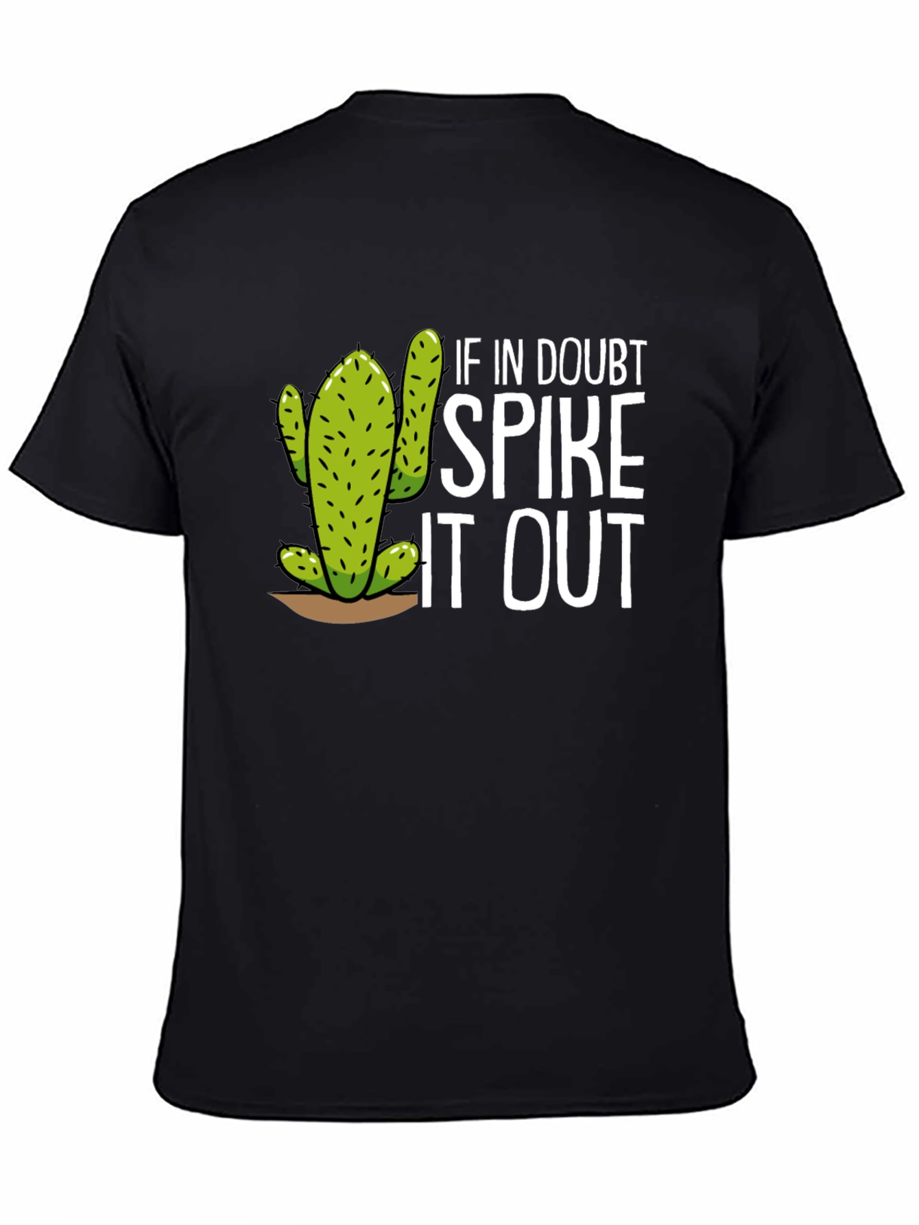 Funny Cactus Graphic Tee - Spike It Out