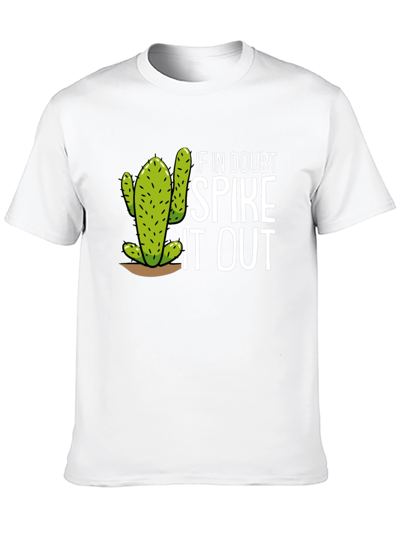 Funny Cactus Graphic Tee - Spike It Out