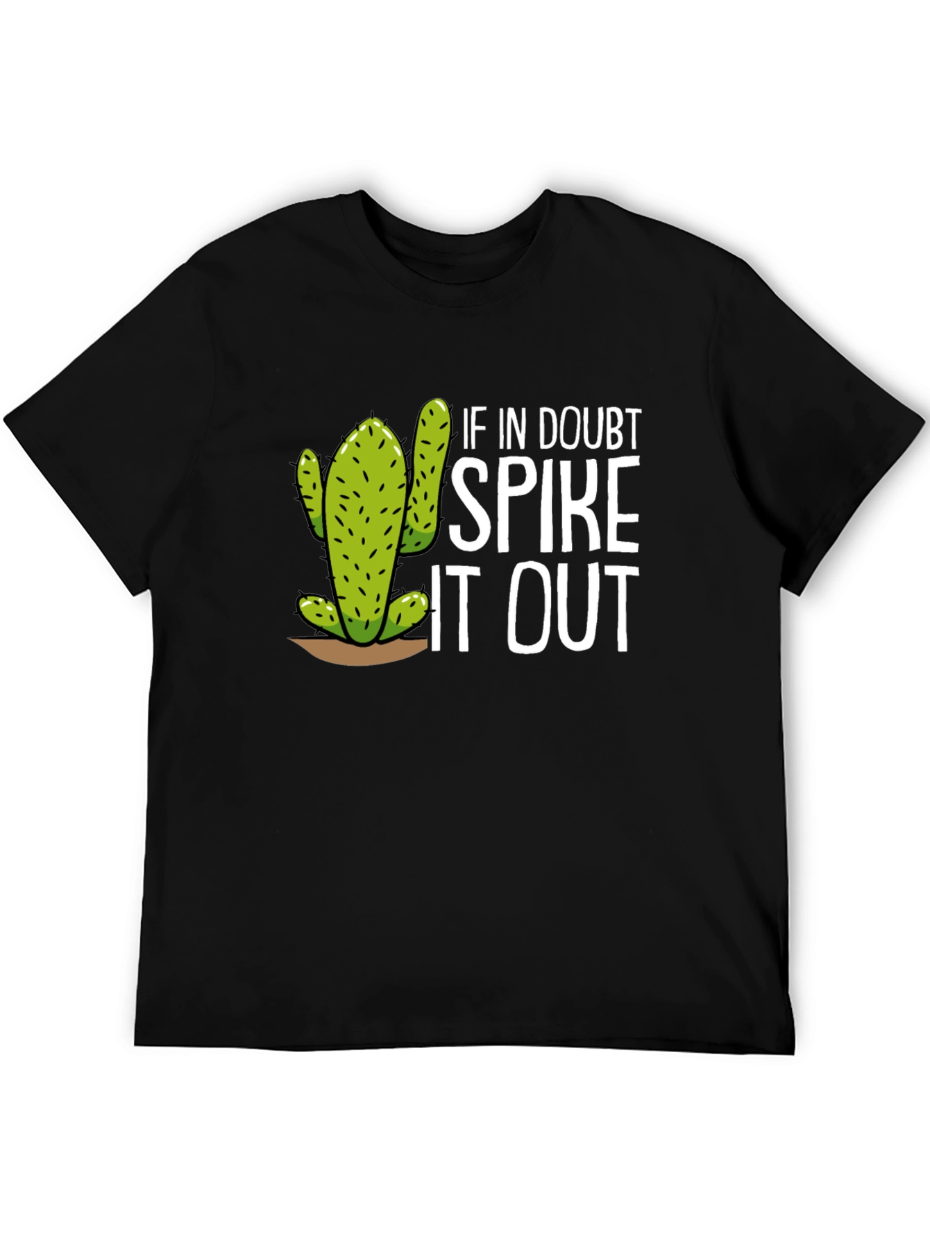 Funny Cactus Graphic Tee - Spike It Out