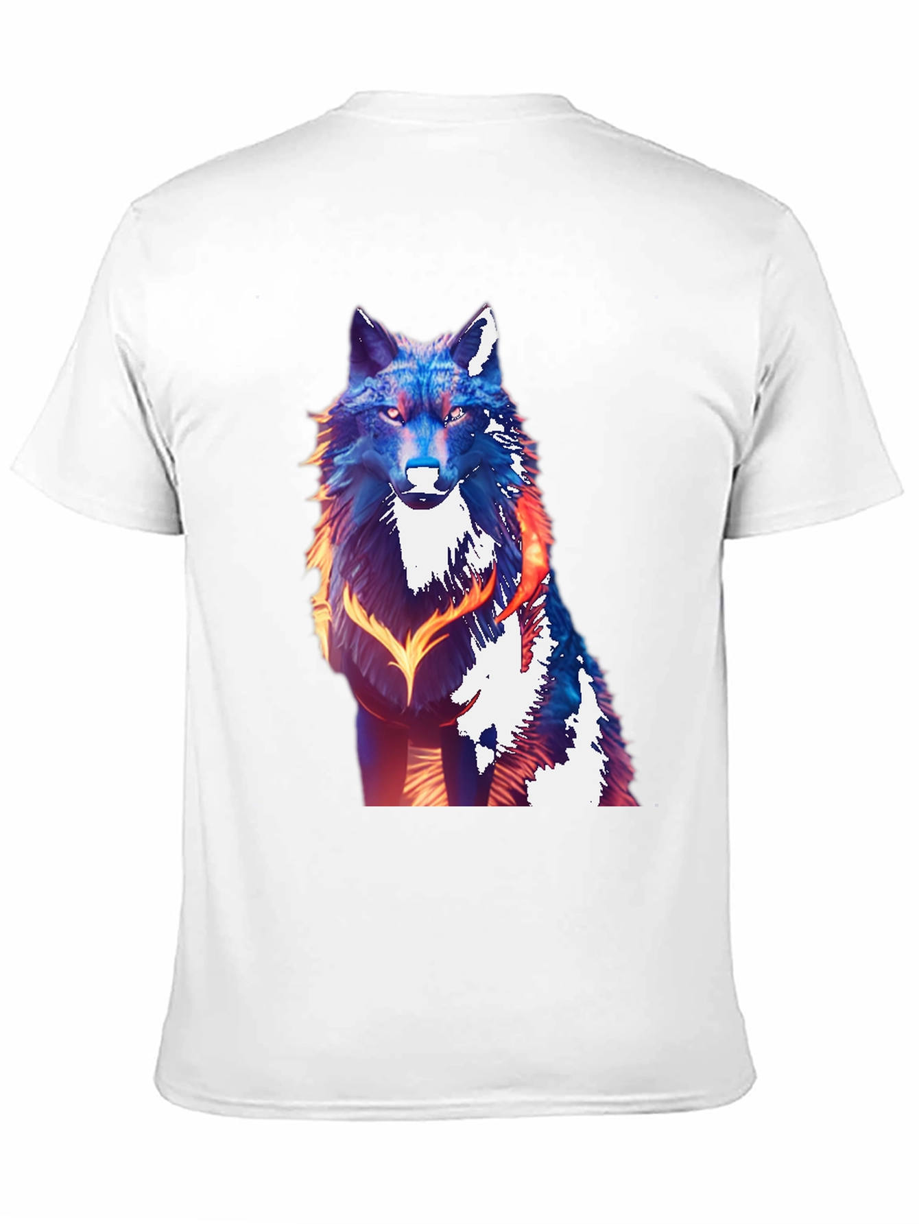 Wolf Graphic Tee - Mens Black T-Shirt